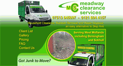 Desktop Screenshot of meadwaycs.co.uk